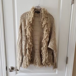 Knitted Open Front Sweater
